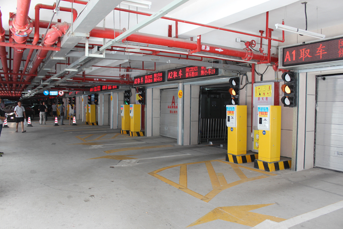 福建廈門上古街立體停車樓停車場管理系統